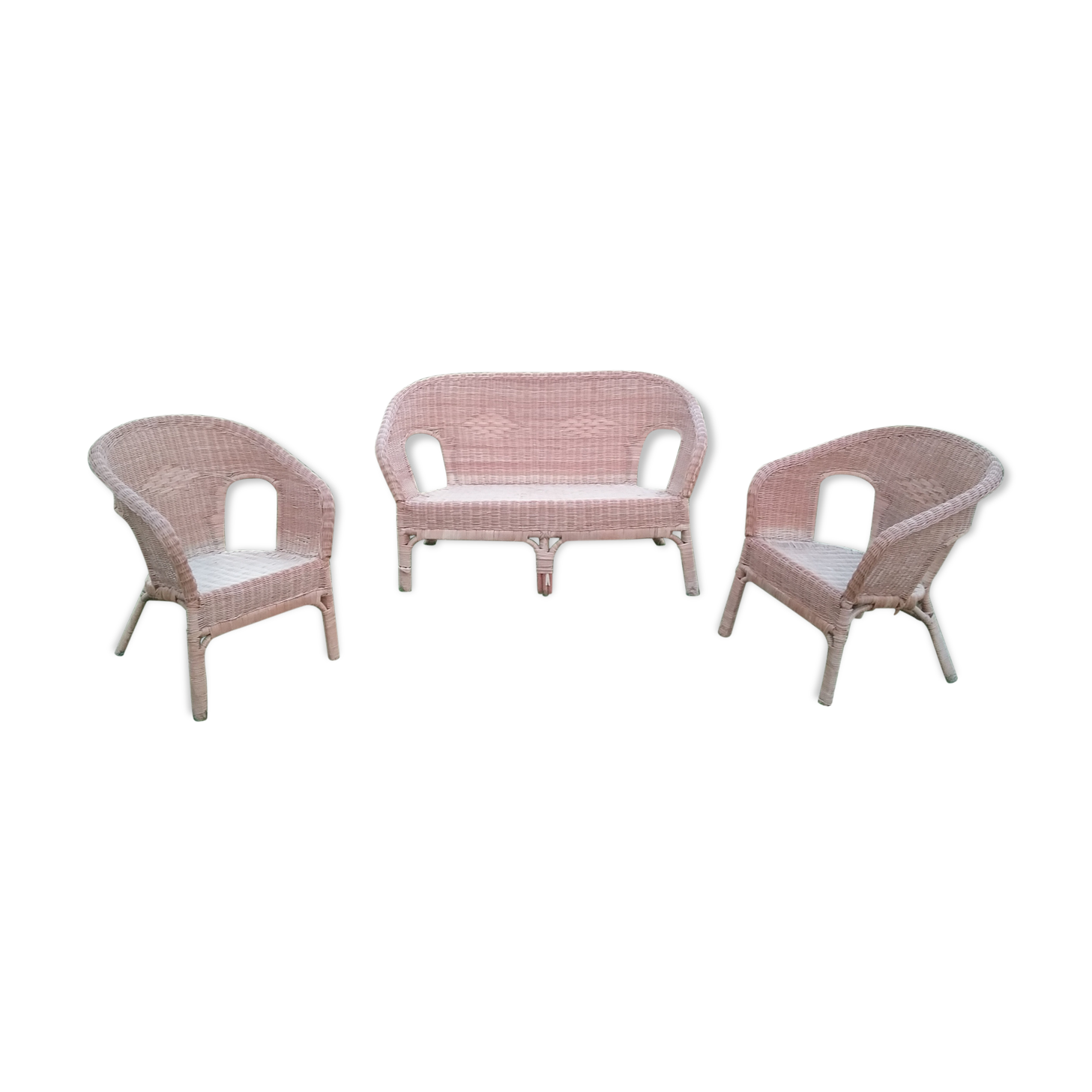 Rattan living room set