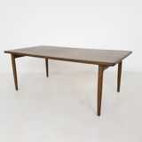 Oak dining table, The Netherlands 1960's