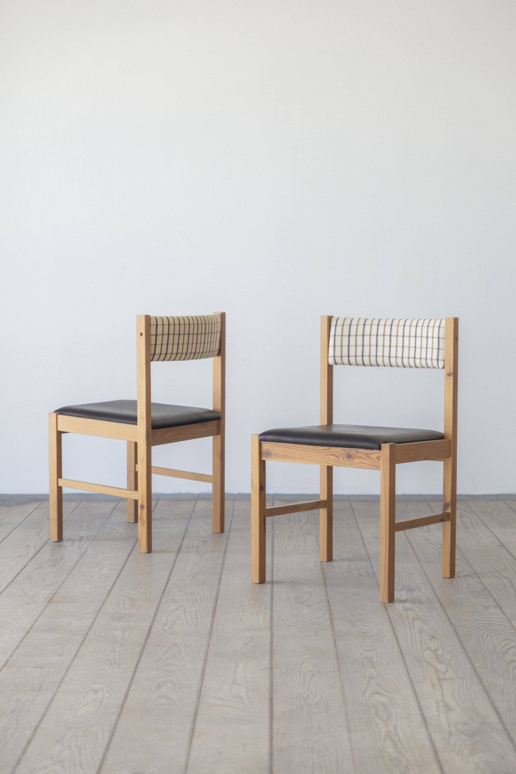Pine, dining chair, (pair)