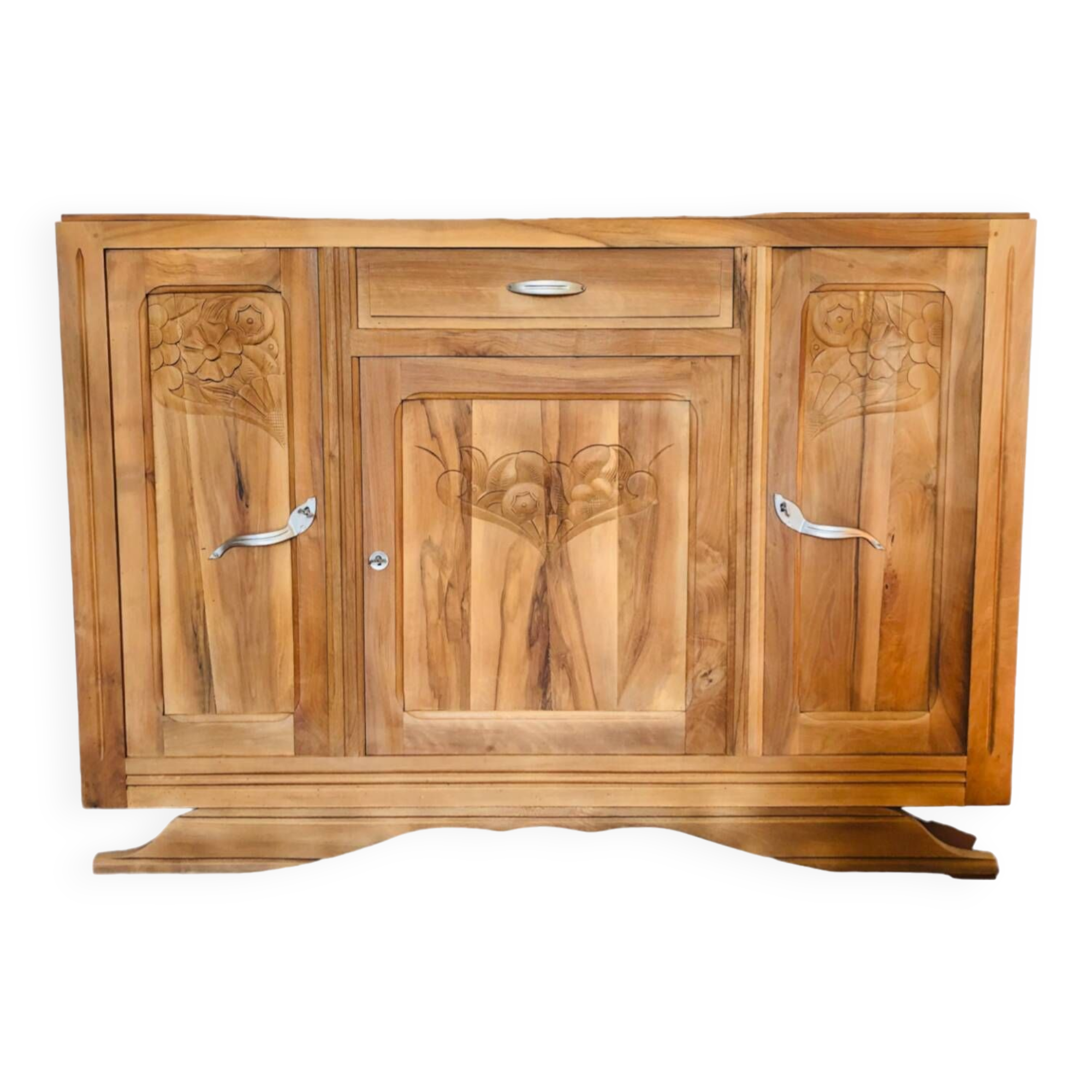 Art deco walnut sideboard