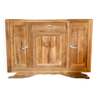Art deco walnut sideboard