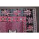 1970s Turkish Hand-Knotted Wool Cotton Purple Runner Rug 102x373