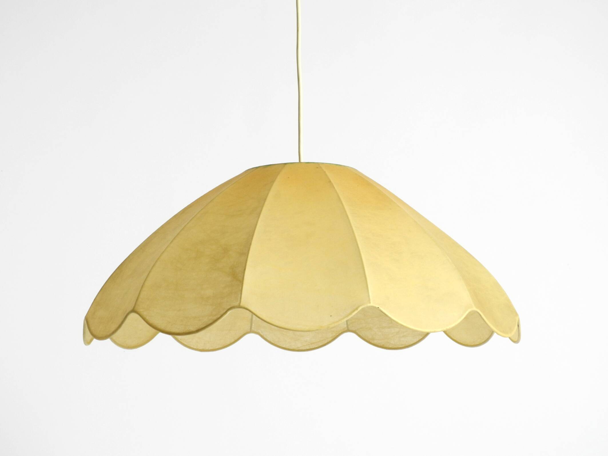 60er XL Cocoon pendant lamp in very good original vintage condition