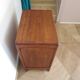 Art Deco chest of drawers in dark wood with 3 drawers, 1950s