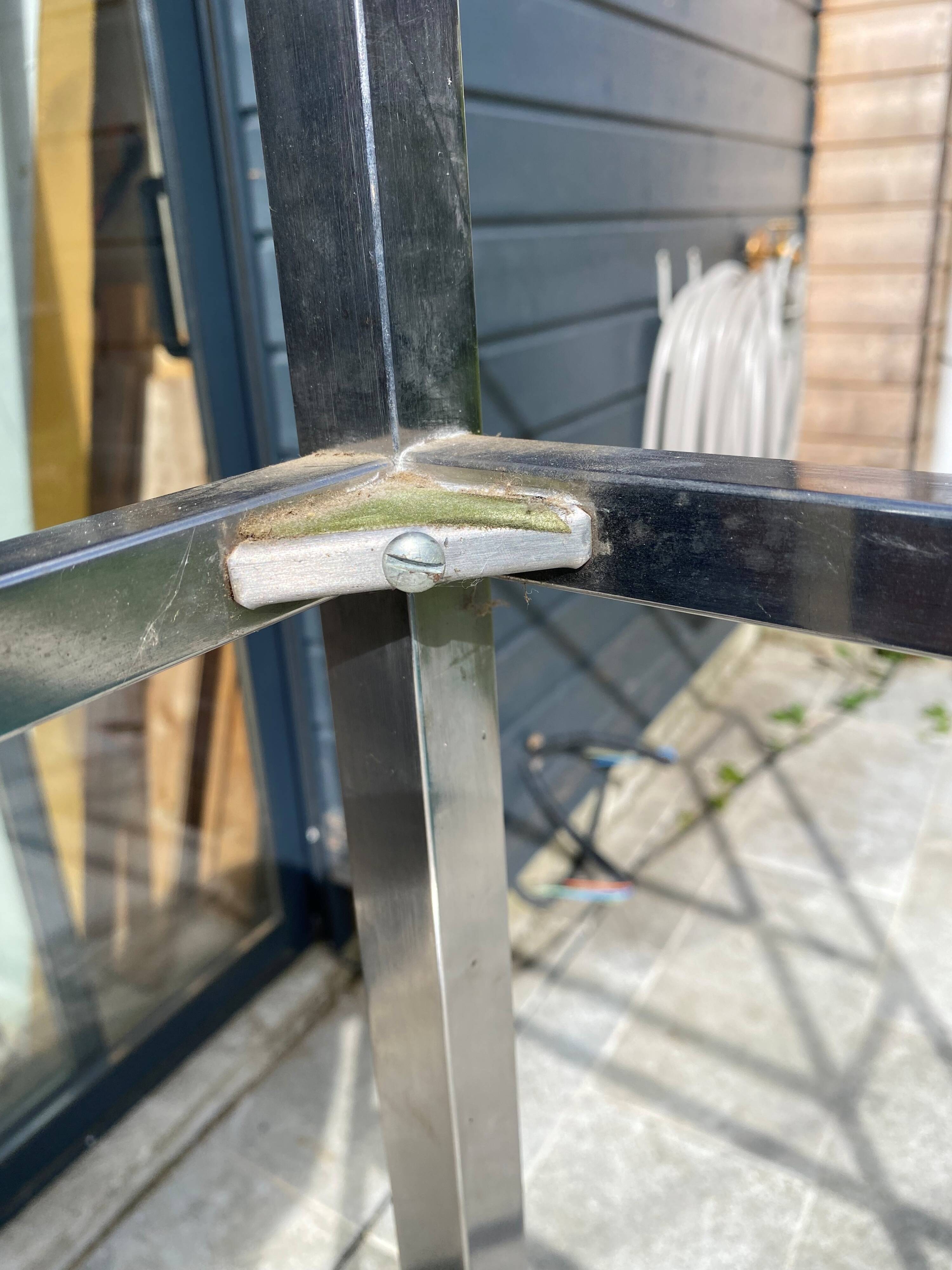 Display bookshelf modular wall shelf glass and chrome vintage 1970s