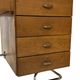 Bureau tubulaire de style Bauhaus du milieu du siècle, design des années 40 en chêne