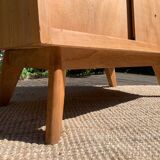 Vintage compass foot bookcase