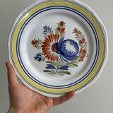 Quimper Henriot hand painted plate.