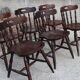 Series of 6 western chairs