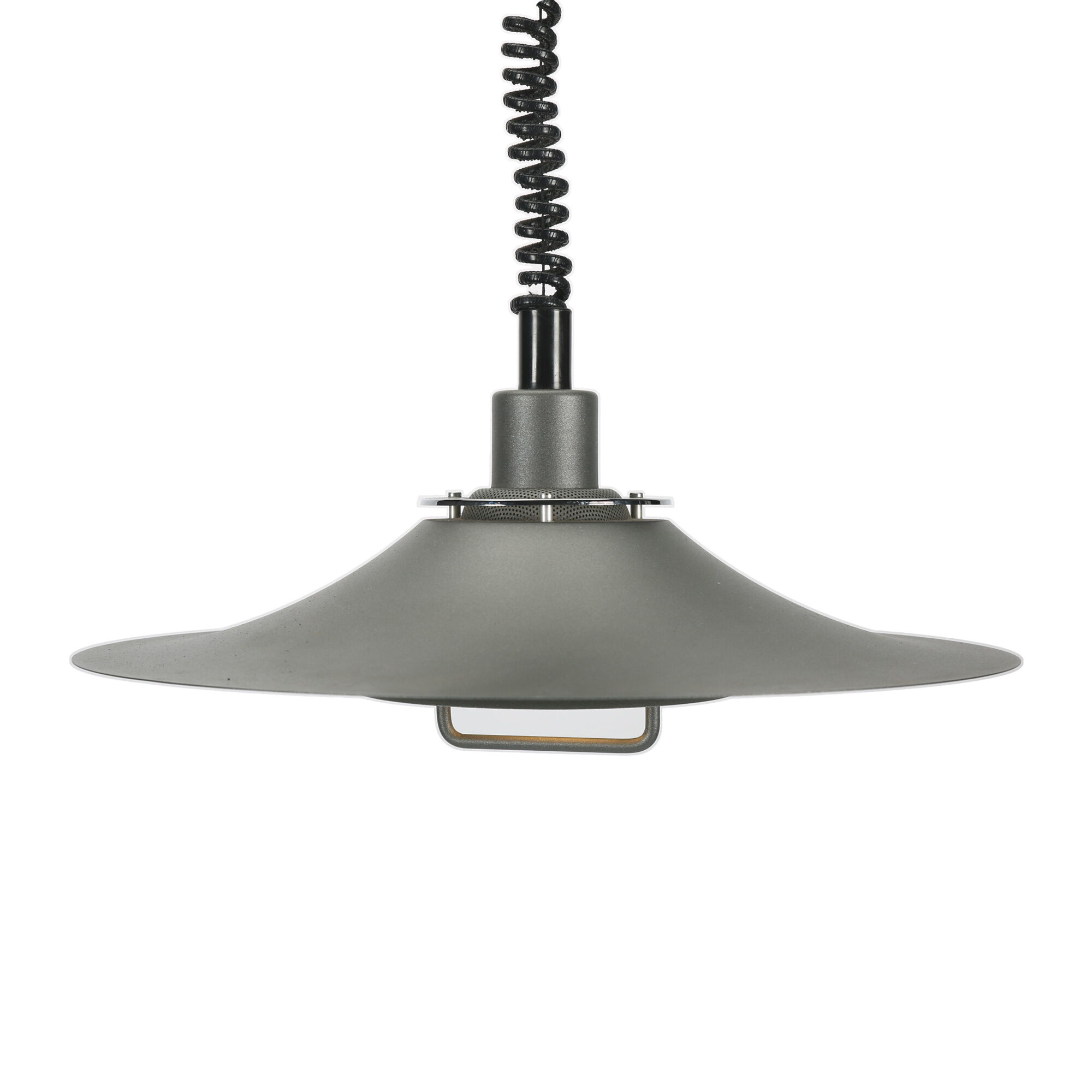 Grey hammer paint scandinavian pendant lamp