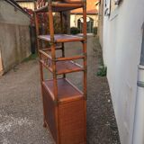 Bamboo and cane shelf