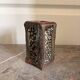 Ancien Vase Céramique Poterie Terre Cuite Vernissé Fait Main Signé F aupon