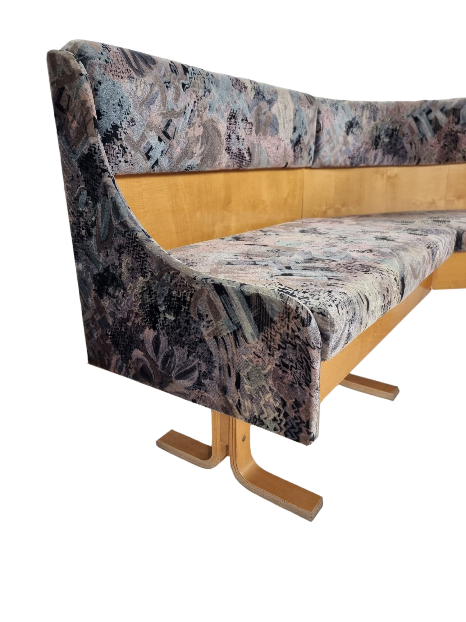 Corner sofa by Ludvik Volak for Drevopodnik Holesov 1960s