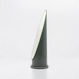 Tabletop 'Lipstick' Mirror in Glossy Grey Made in Italy, 1970s