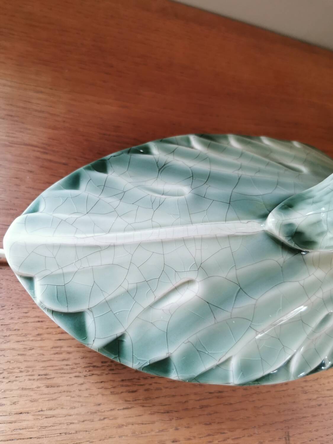 Vintage ceramic bird lamp base from Charolles