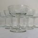 Lot 6 coupes champagne décor arabesques