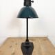 Vintage German Bauhaus Petrol Enamel Table Lamp from Schaco, 1930s