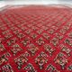 1950s Handmade Wool Boteh Rug, Red and Ivory, 104 × 156 cm - 1C1299