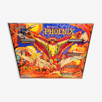 Plaque flipper "Phoenix" Williams 1970s