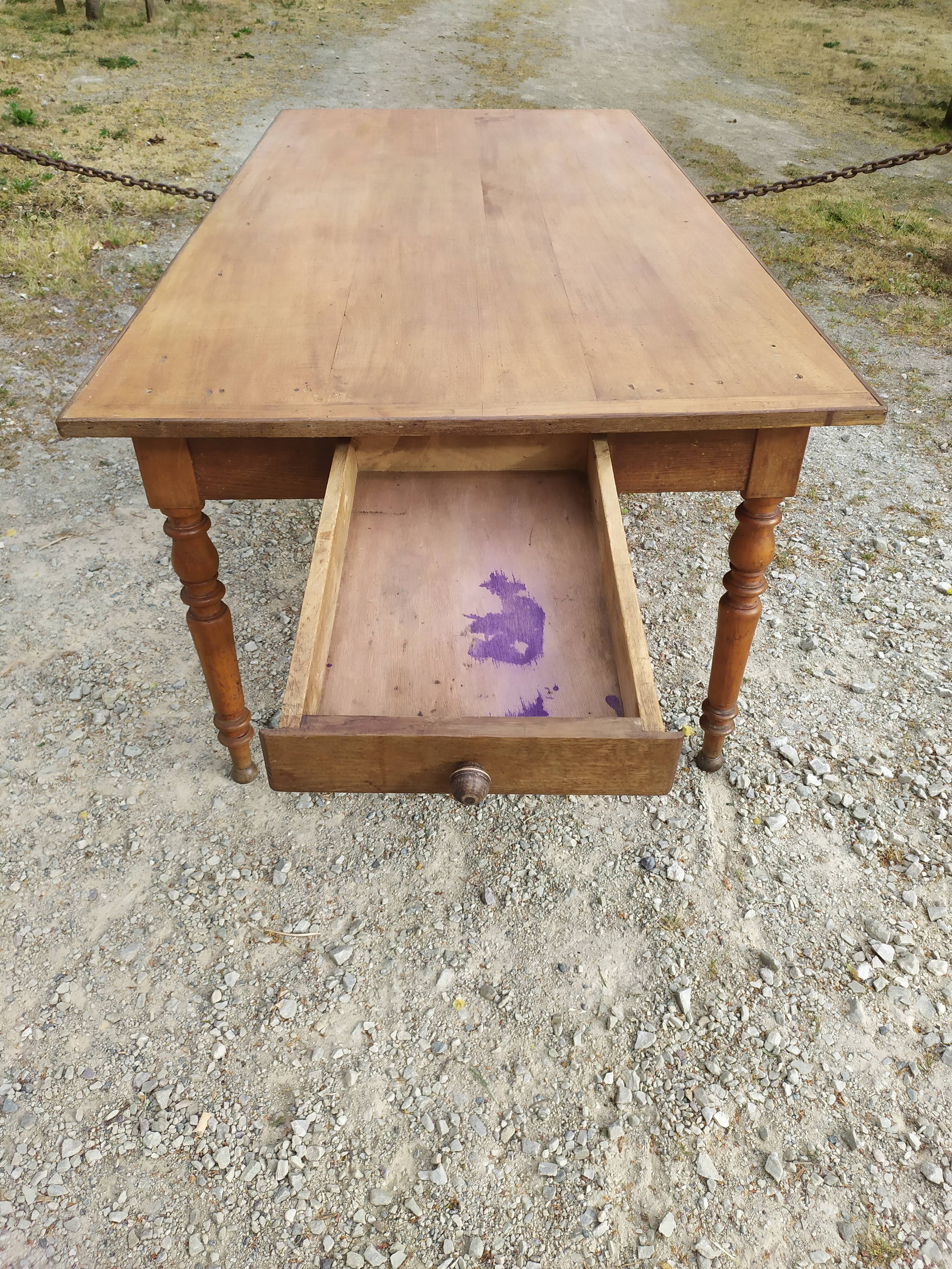 Table de ferme 200 cm extensible