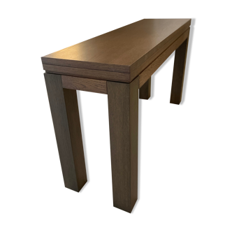 Solid wood console