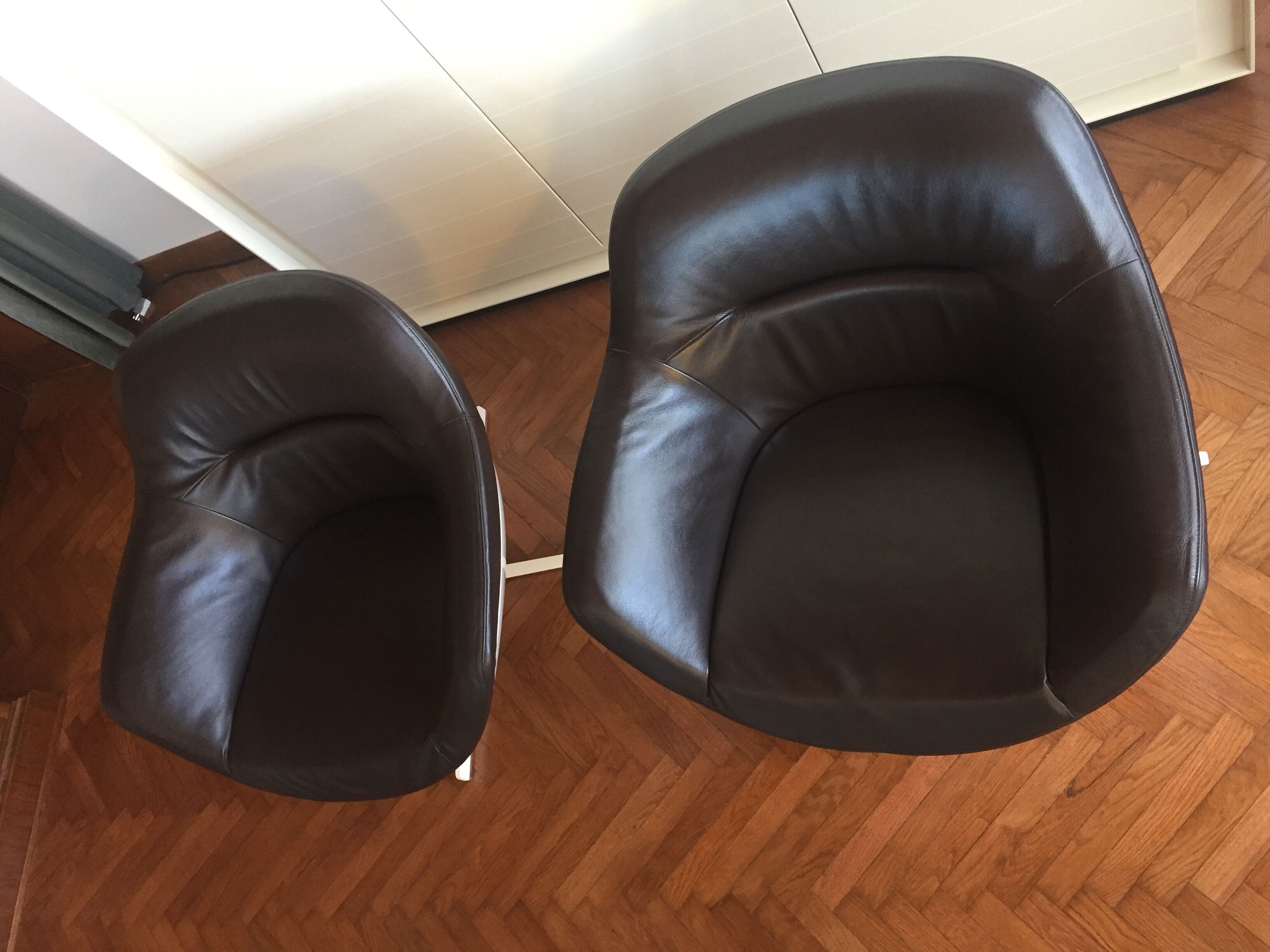 Set of 2 armchairs Auckland 277 designed by Jean Marie Massaud for Cassina
