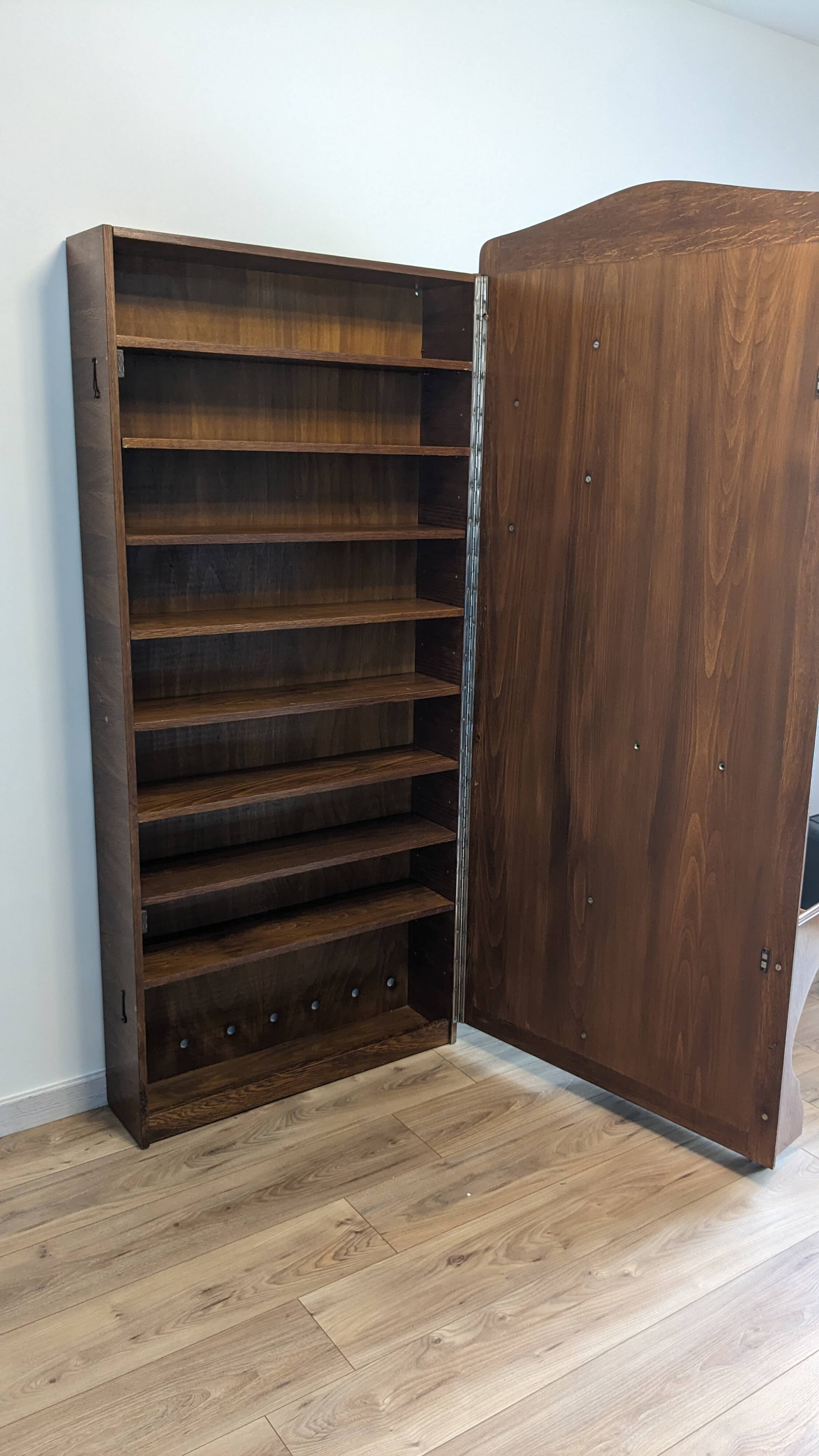 Solid wood opening entrance cabinet