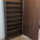Solid wood opening entrance cabinet