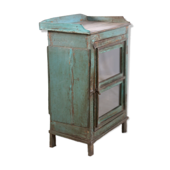 Bedside in ancient Burmese teak