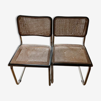 2 chaises S32 par Marcel Breuer pour Thonet