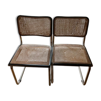 2 chaises S32 par Marcel Breuer pour Thonet