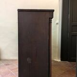 Antique English wooden chest of drawers, 19th century, H127cm