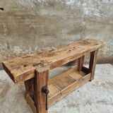 Antique workbench bathroom furniture or side table