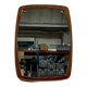 Vintage Mirror, Teak Wood, Sweden 1950's