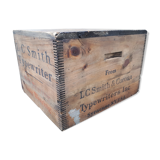 Smith-Corona wooden crate