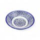 Saladier plat artisanal en céramique marocaine ville de Fès au Maroc