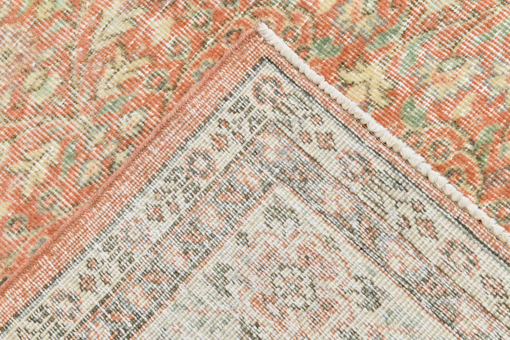 10x13 peach red oversized persian rug, 290x388cm