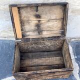 Old small wooden trunk