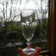 Set of 6 champagne flutes in arques crystal, rambouillet model
