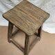Burmese teak workshop stool