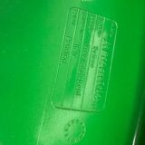 Set of 4 green stackable chairs 'Selene', Vico Magistretti, Artemide, 1960s