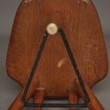 Italian Oak Side Chair, 1950s