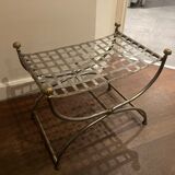 Curule trellis seat
