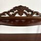 Large Napoleon III shelf in turned wood with a pediment.