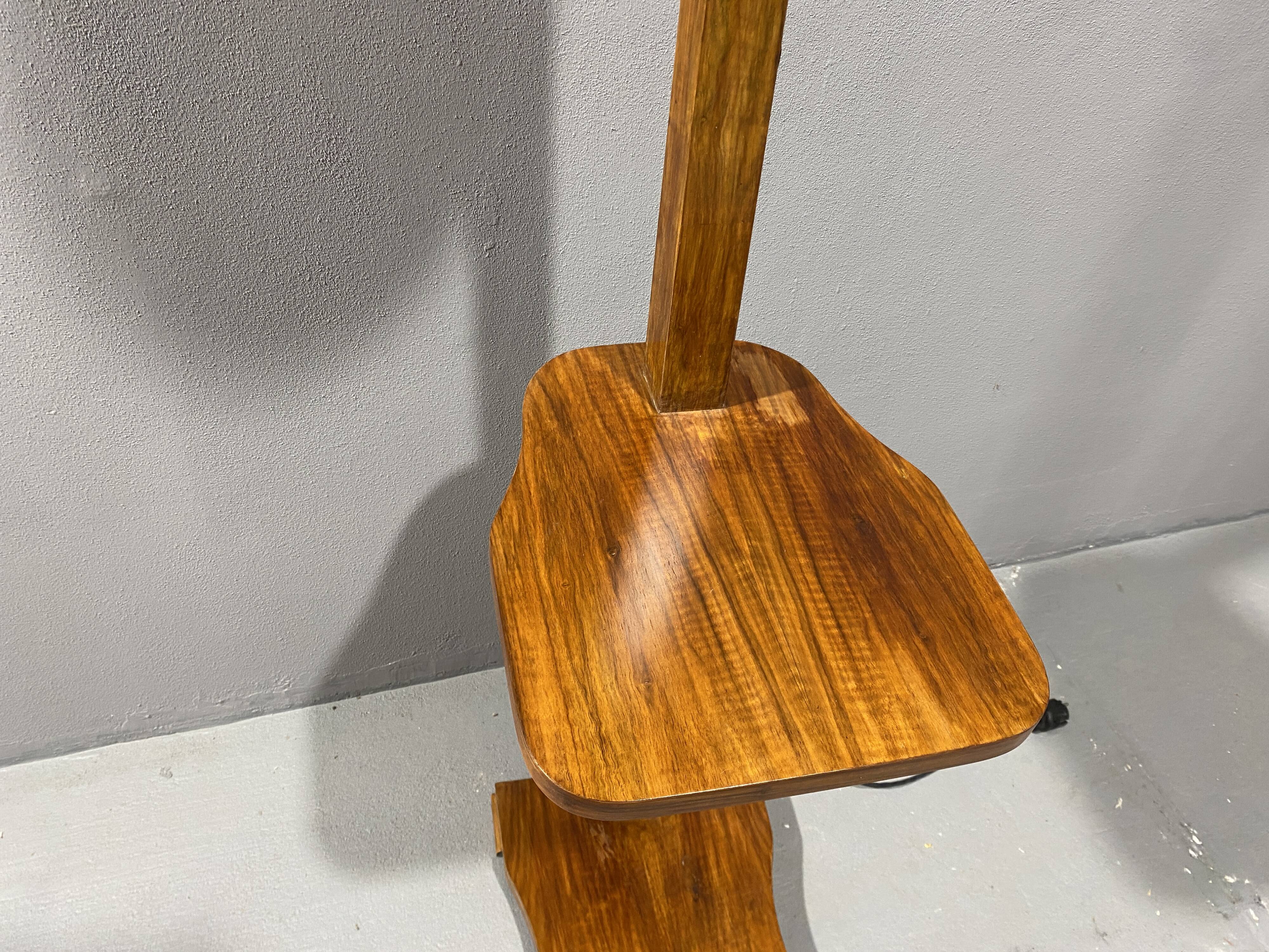 Lampadaire art deco, années 30, tchécoslovaquie