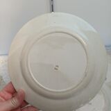 6 assiettes plates Choisy Leroy