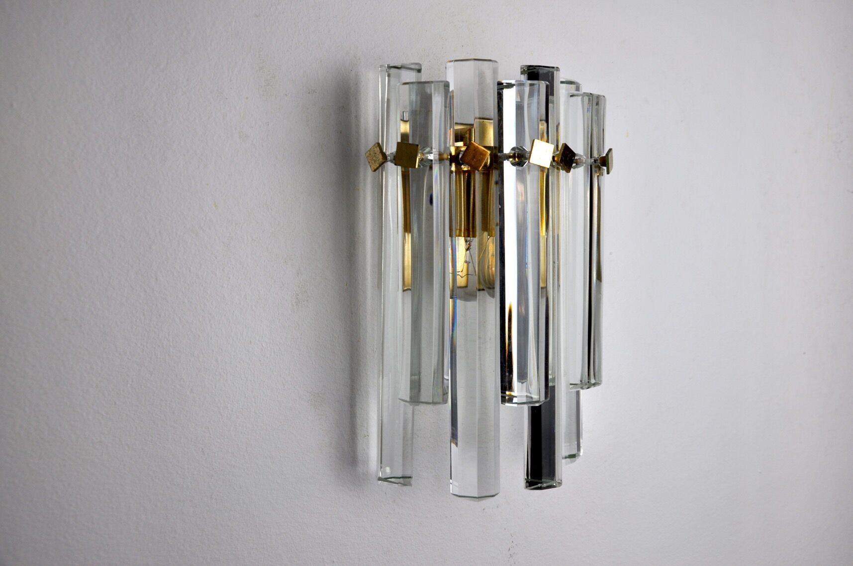 Venini wall lamp for Carmer, Italy, 1970