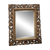 Napoleon III style mirror in carved wood, 20th century.
