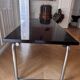 Black lacquered table - approximately 1970