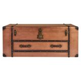 Copper Storage Trunk Coffee Table